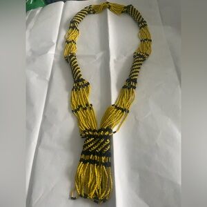 Beaded Necklace Jewelry Handcrafted Stunning Statement Piece Tribal
